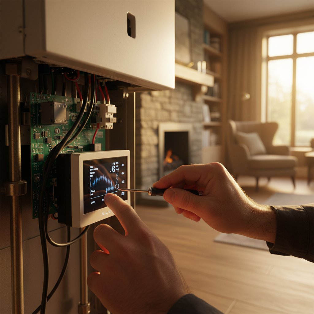 Nowoczesny kocioł gazowy kondensacyjny zainstalowany przez Rufeno