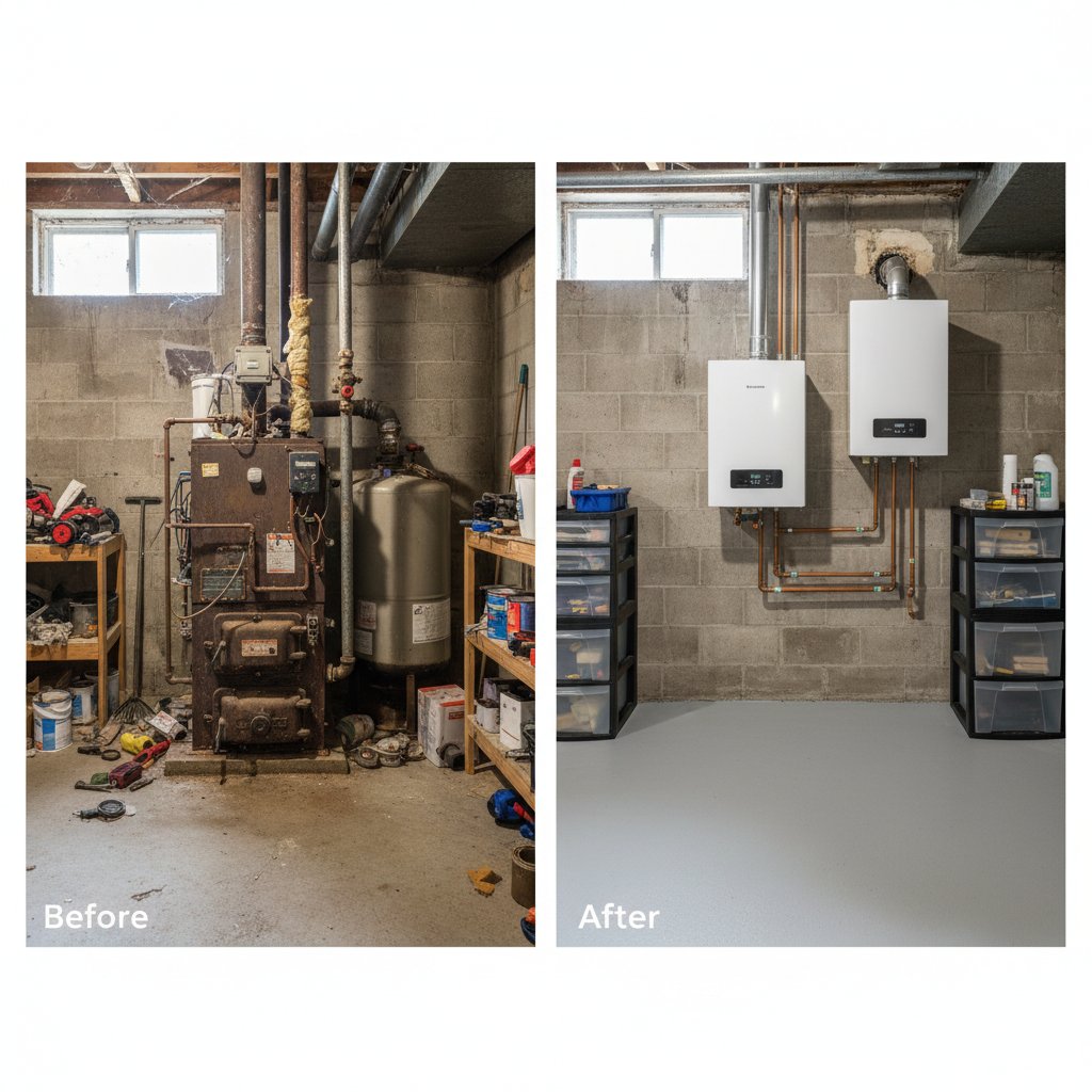 Modernizacja kotłowni w kamienicy Kraków Podgórze