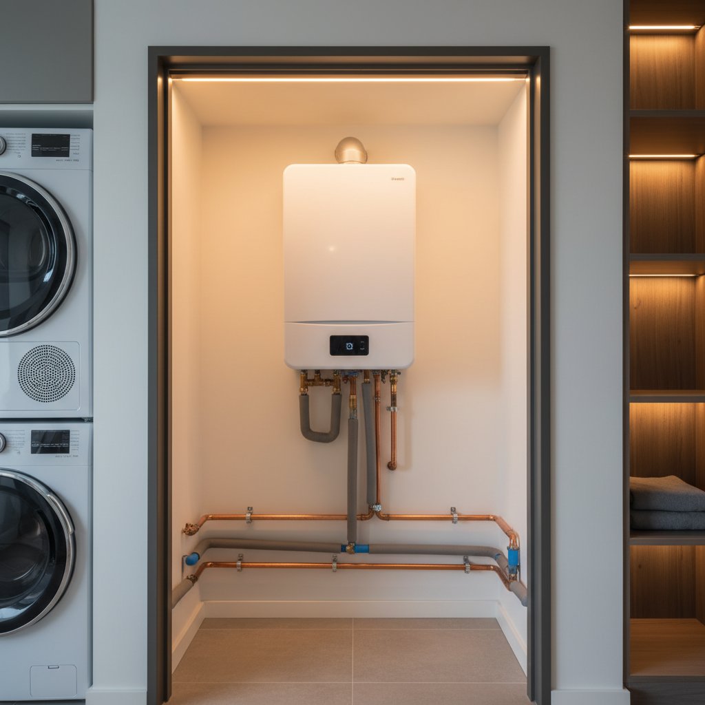 Wymiana kotła w budynku wielorodzinnym Wrocław Krzyki